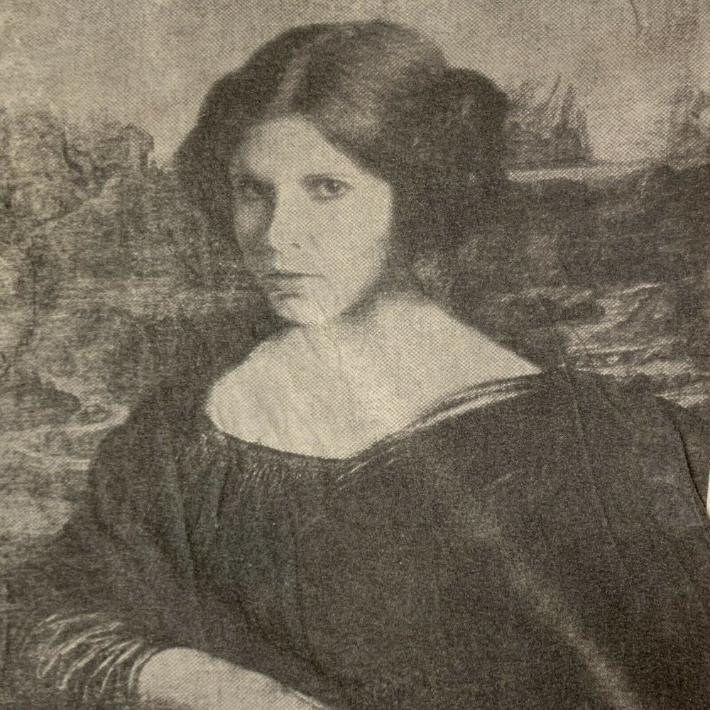 Star Wars Princess Leia As Mona Lisa T s Single St